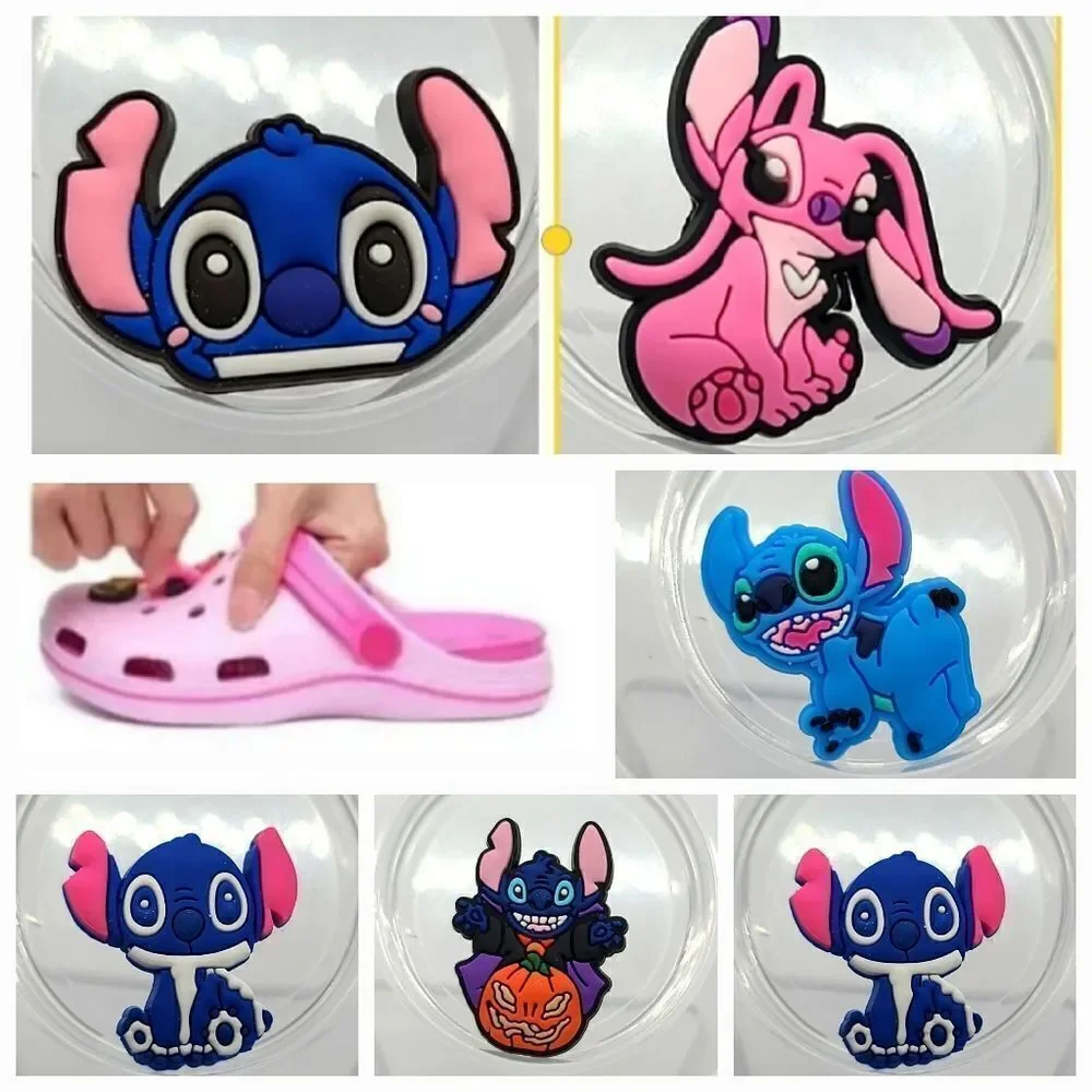 Lilo & Stitch Croc Charms NWT Disney 6pc Set Blue Koala Variety Pack Shoe Charm